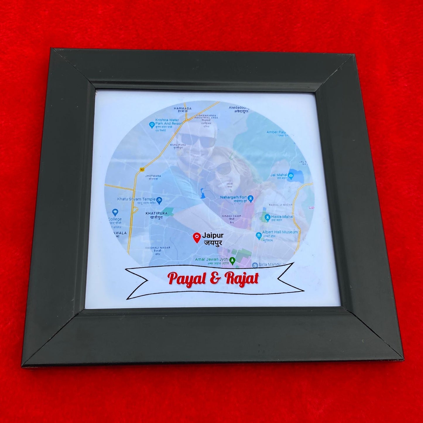 Mini Map Frame with Photo