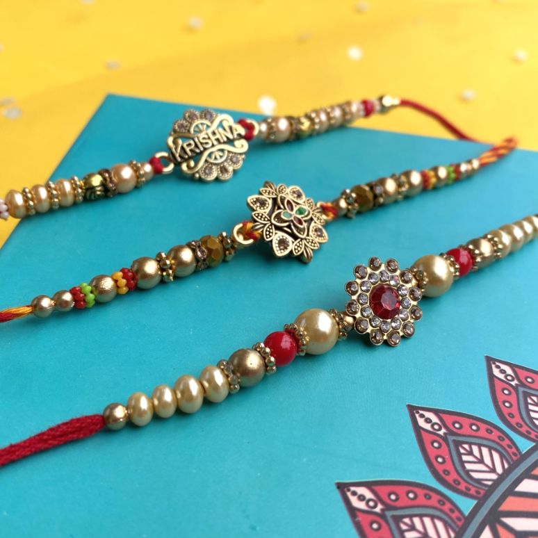 Set of 3 Positive Aura Rakhis