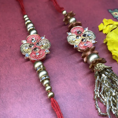 Magic Flow Set of Bhaiya Bhabhi Rakhi