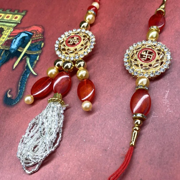 Graceful set of Bhaiya Bhabhi Rakhi