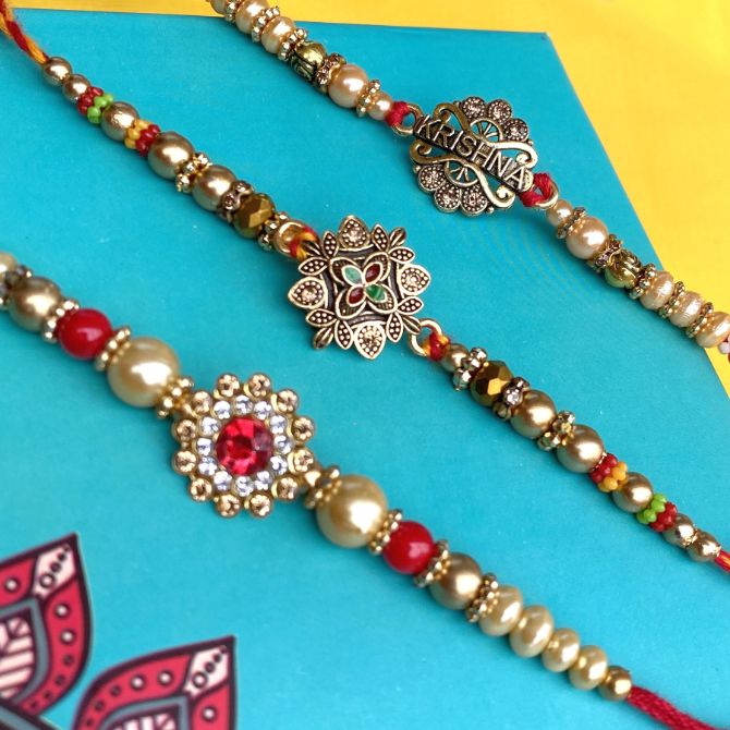 Set of 3 Positive Aura Rakhis