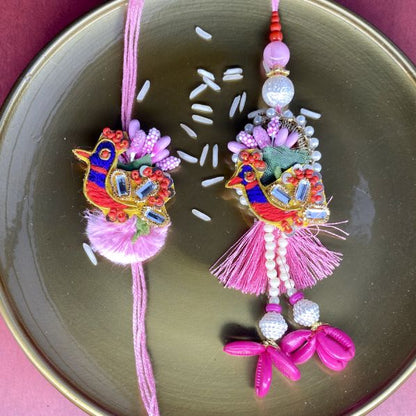 Rajasthani set of Bhaiya Bhabhi Rakhi