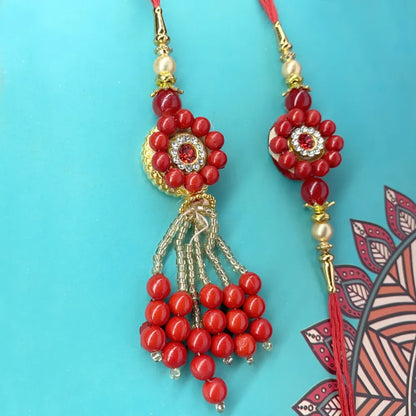 Designer set of Bhaiya Bhabhi Rakhi