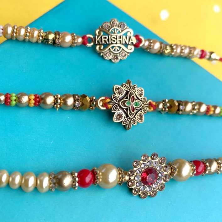 Set of 3 Positive Aura Rakhis