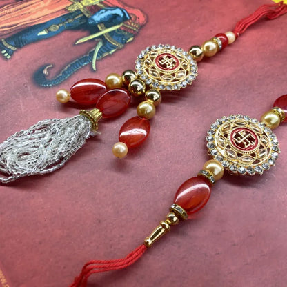Graceful set of Bhaiya Bhabhi Rakhi
