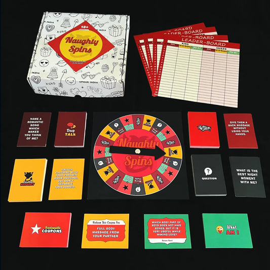 Intimacy Tracks | Naughty Board Game for Couples | Naughty Spins Adults Game best for husband birthday gift and gift for Wife's birthday. Anniversary Gift for Her, Him.