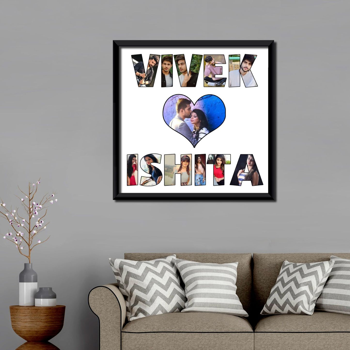 Couple Name Frame