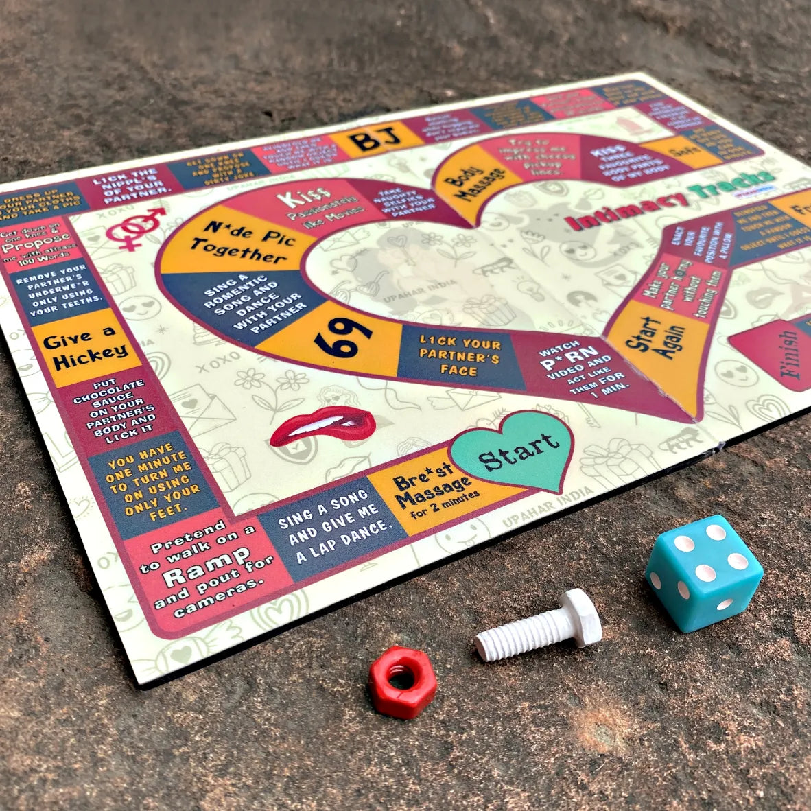 Intimacy Tracks | Naughty Board Game for Couples
