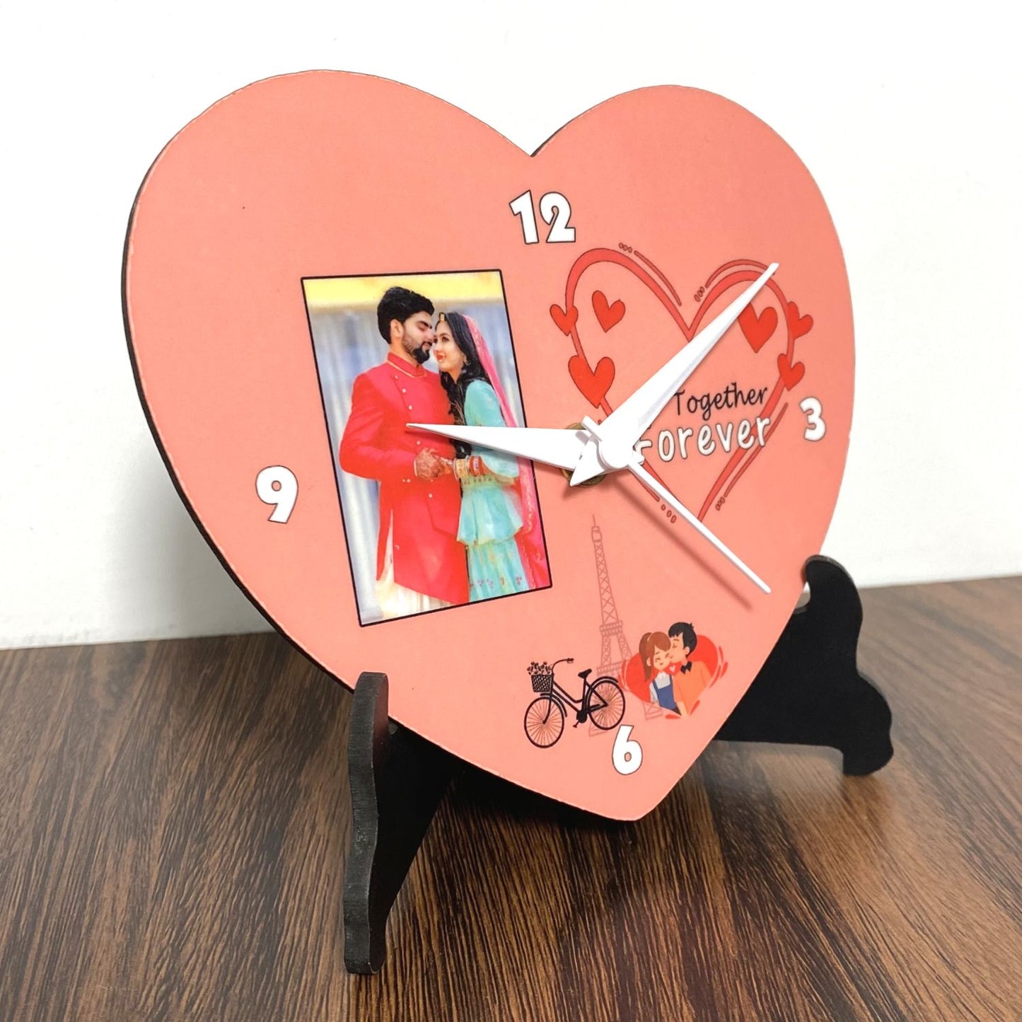 Heart Table Clock
