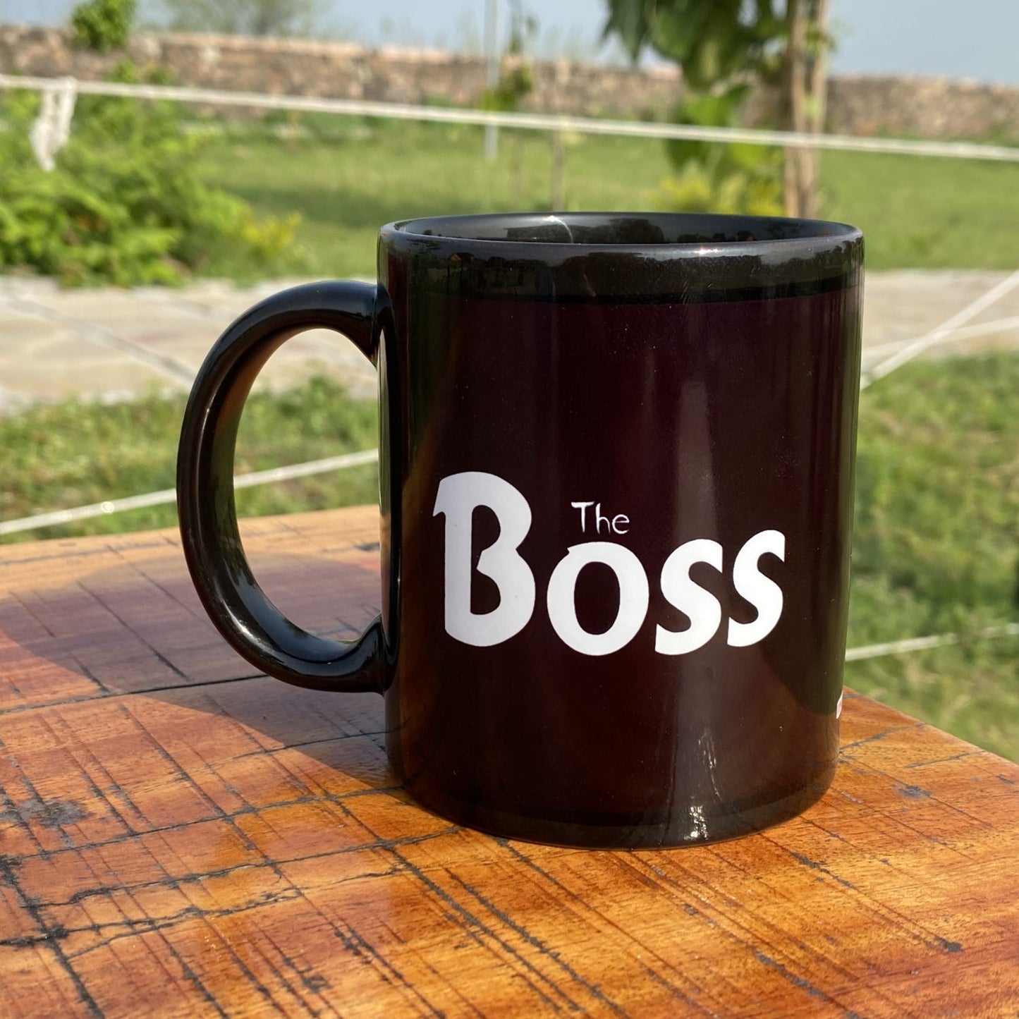 The Boss and The Real Boss (couple mugs)