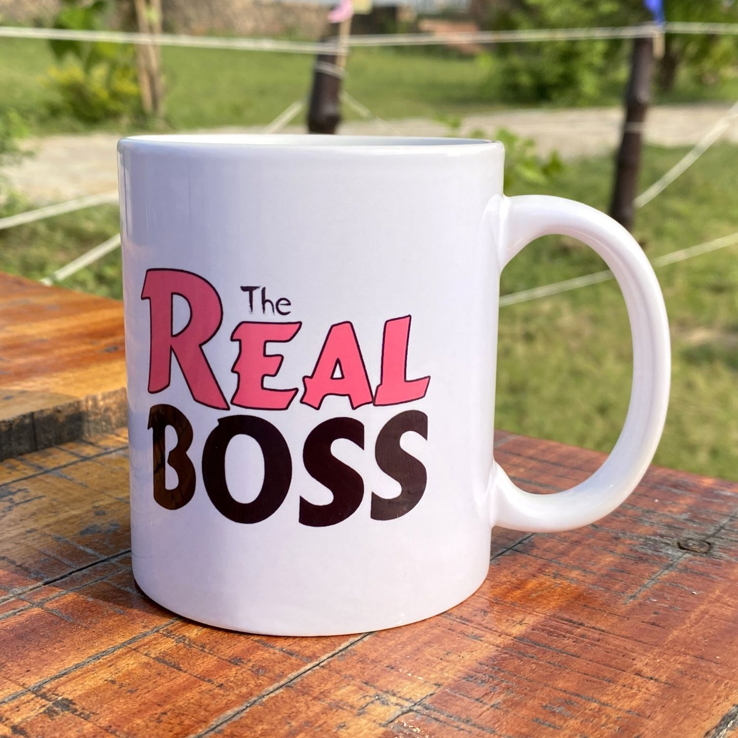 The Boss and The Real Boss (couple mugs)