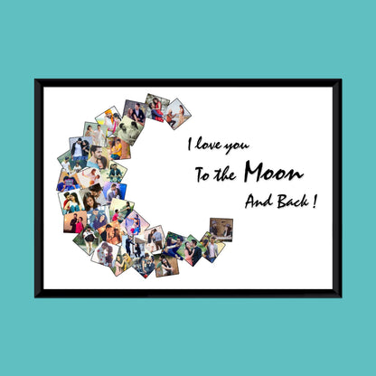 I love you to the Moon and Back Frame