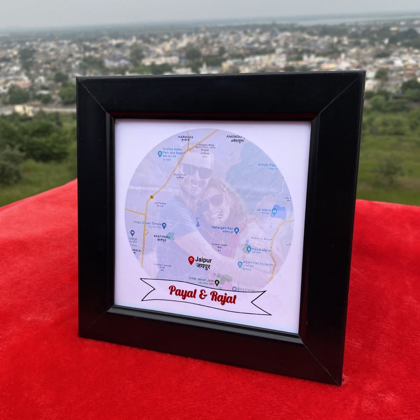 Mini Map Frame with Photo