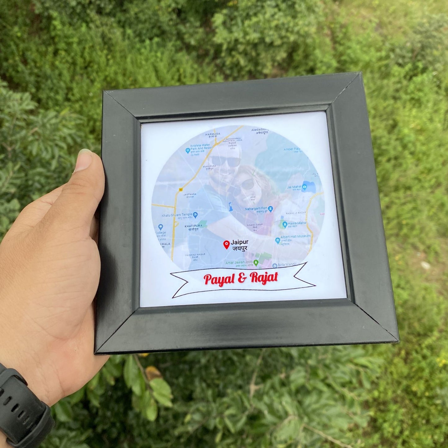 Mini Map Frame with Photo