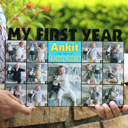My First Year Wooden Cutout