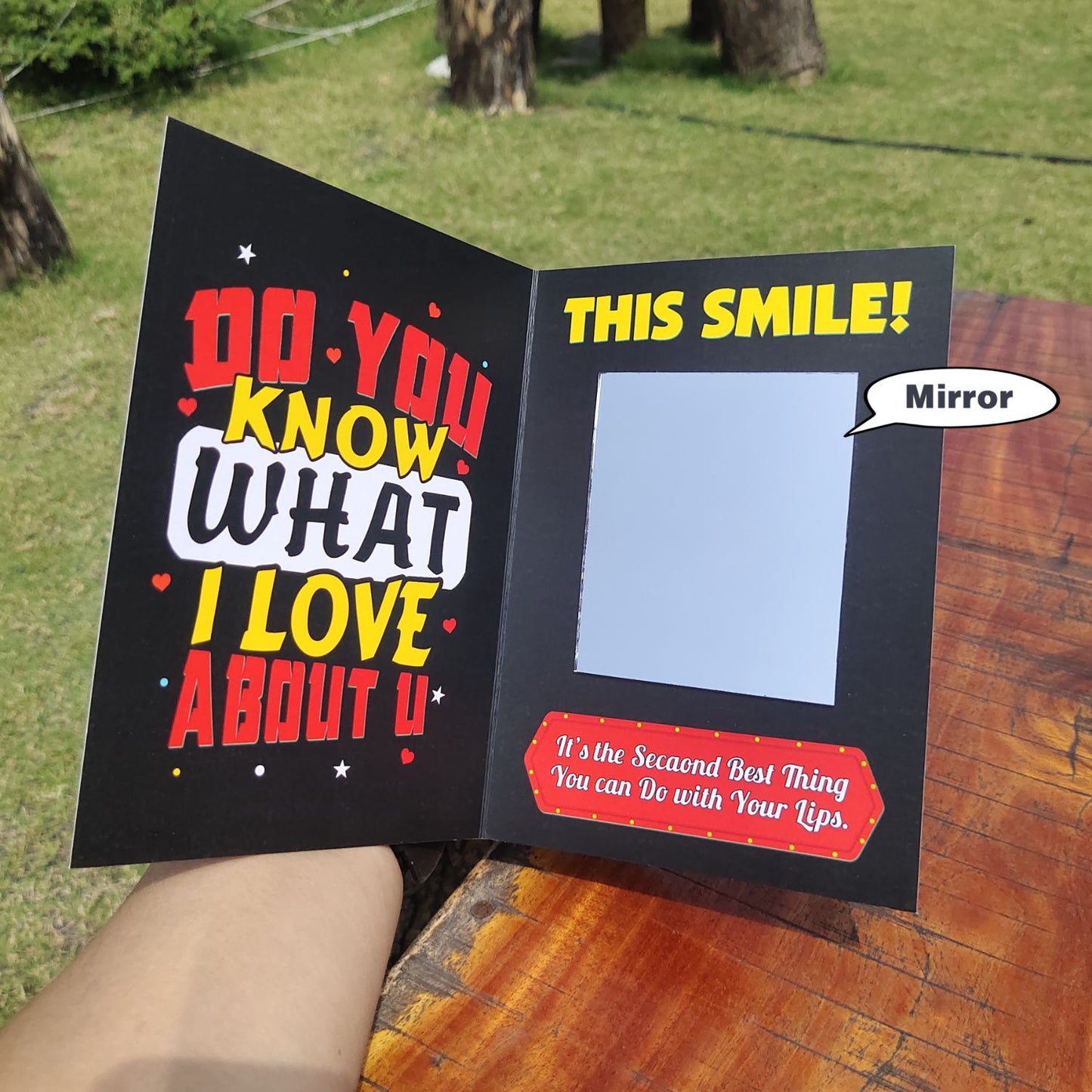 Surprise Mirror Card